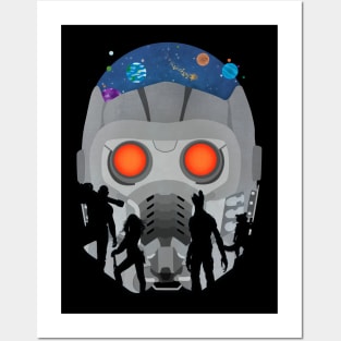 Guardians of the Galaxy - Starlord Helmet Posters and Art